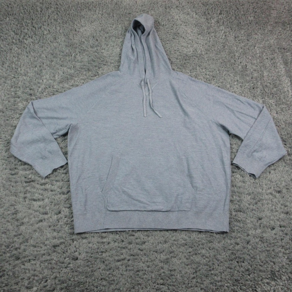 Alesbury Hoodie Sweatshirt Mens 2XL Blue Knit Pullover Kangaroo Pocket